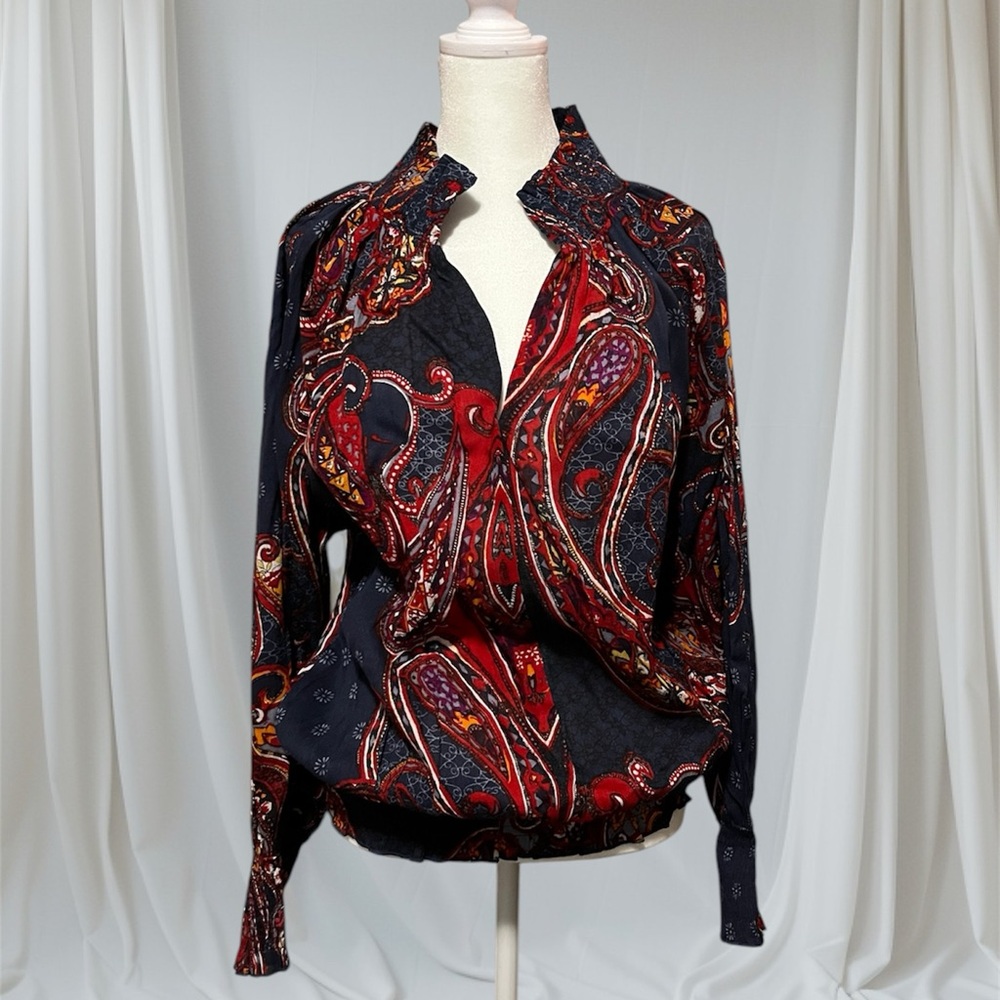 Elegant Paisley Women's Top